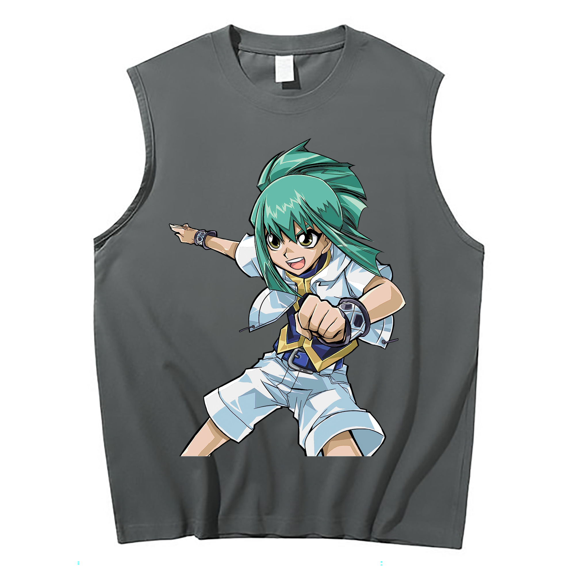 （画像用） 遊☆戯☆王 Yu-Gi-Oh! コットン100％タンクトップ（フロントプリント）